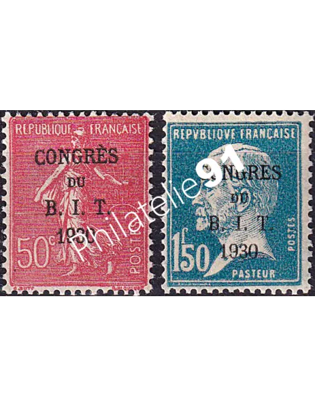 Timbres n° 264 à 265 neufs, collection timbres France