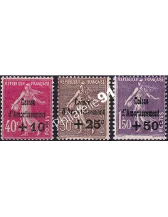 Timbres n° 266 à 268 neufs, collection timbres France