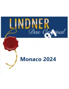 LINDNER - Feuilles pré-imprimées MONACO 2024, matériel philatélique