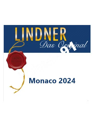 LINDNER - Feuilles pré-imprimées MONACO 2024, matériel philatélique