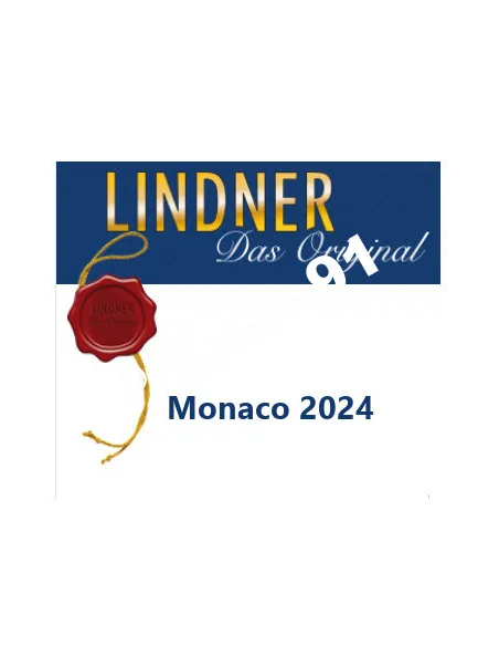 LINDNER - Feuilles pré-imprimées MONACO 2024, matériel philatélique