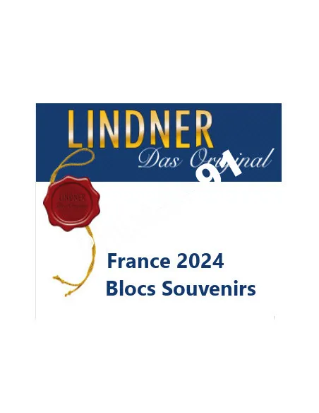 Lindner, FRANCE blocs souvenirs 2024, matériel philatélique