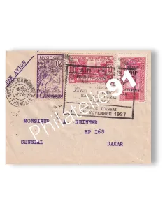 Soudan français, 1er service aérien Bamako-France, Lettres Colonies