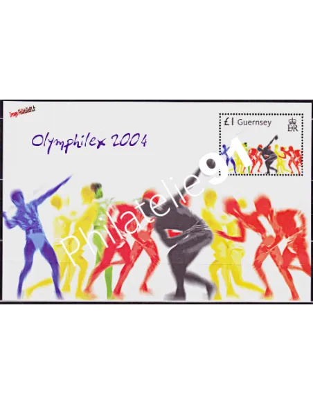 GUERNESEY - BF n° 55 ** - Jeux Olympiques d'été à Athènes (Grèce)