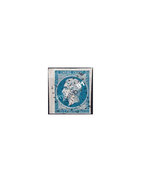 Timbre Classique n° 14A non dentelé oblitéré, Timbres France