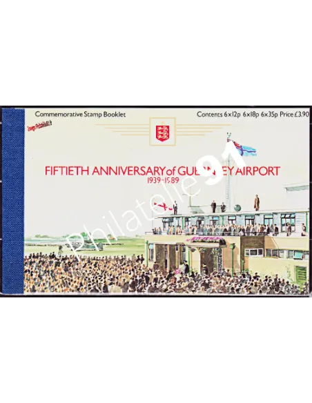 GUERNESEY, Carnet de prestige n° 455, collection timbres Europe