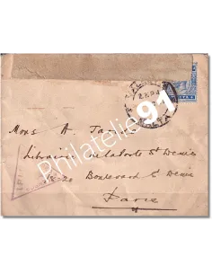 Malte, lettre pour Paris, timbres Europe