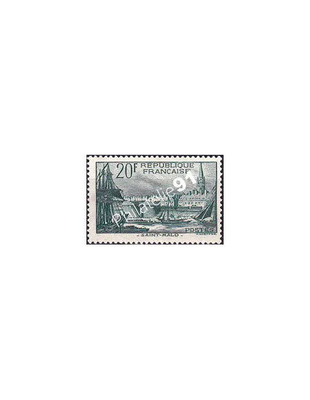 Timbre n° 394a, papier épais, timbres France
