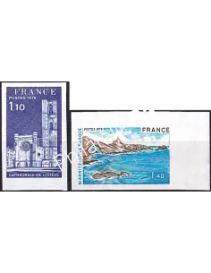 n° 1902a à 1903a non dentelés neufs, collection timbres France