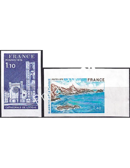 n° 1902a à 1903a non dentelés neufs, collection timbres France