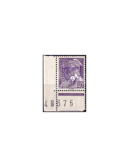 Timbre de la Libération de Vire n° 3M, signé, timbres France