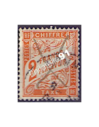 Timbre-taxe n° 41 oblitéré, collection timbres France