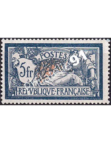 Variété sur timbre n° 123c neuf, collection timbres France