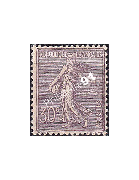 Timbre n° 133 neuf, timbre signé, collection timbres France