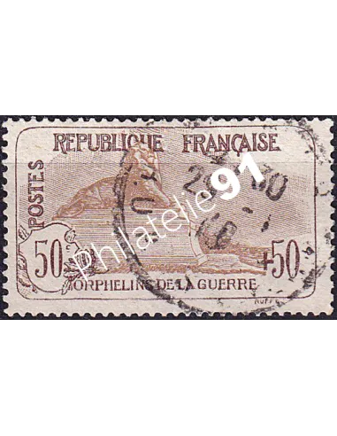 Timbre n° 153 oblitéré, collection timbres France