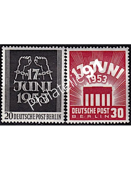 Timbres de BERLIN, n°  96 à 97, collection timbres Europe