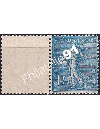 Timbre n° 205 neuf, avec bord interpanneau, collection timbres France