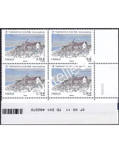 Coin daté sur timbre neuf n° 4562, collection timbres France