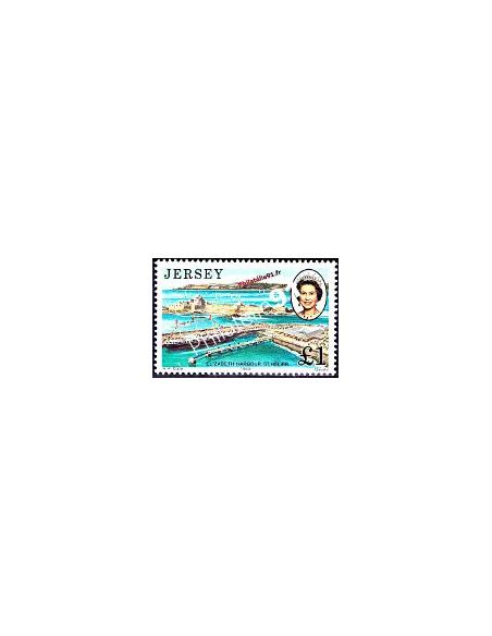 JERSEY Timbre n° 478 - Elizabeth II, Collection timbres Europe