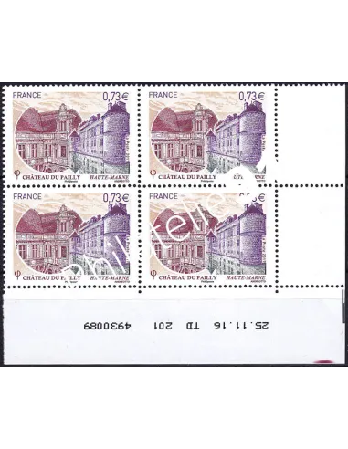 Coin daté sur timbre neuf n° 5120, collection timbres France