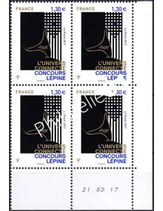 Coin daté sur timbre neuf n° 5141, collection timbres France