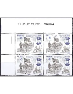 Coin daté sur timbre neuf n° 5156, collection timbres France