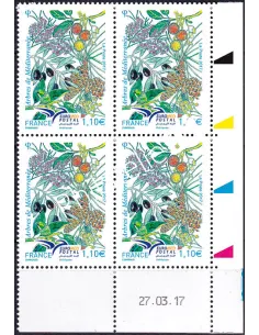 Coin daté sur timbre neuf n° 5164, collection timbres France