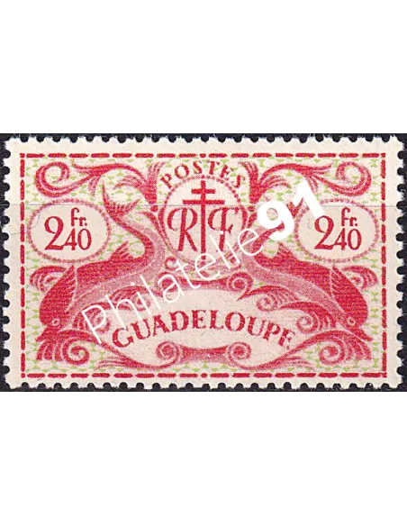 Guadeloupe n° 189 neuf, Collection timbres Colonies fraçaises