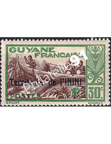 ININI, n° 37 charnière, collection timbres colonies françaises