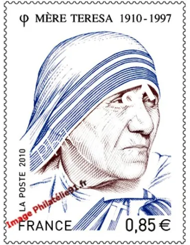 Timbre n° 4455 - "Mère Térèsa"
