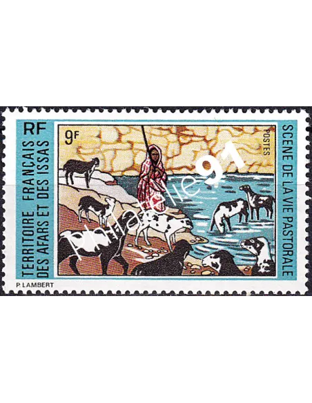 AFARS ET ISSAS, n° 381 neuf, timbres des colonies françaises