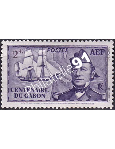 A.E.F., n° 69 charnière, collection timbres colonies françaises