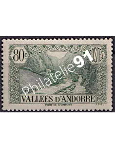 Timbre n° 71 neuf, collection Timbre Andorre Français