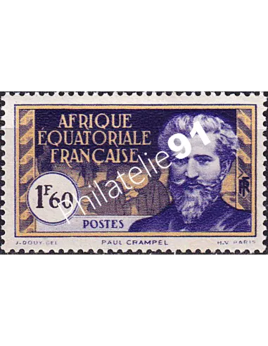 A.E.F., n° 84 charnière, collection timbres colonies françaises
