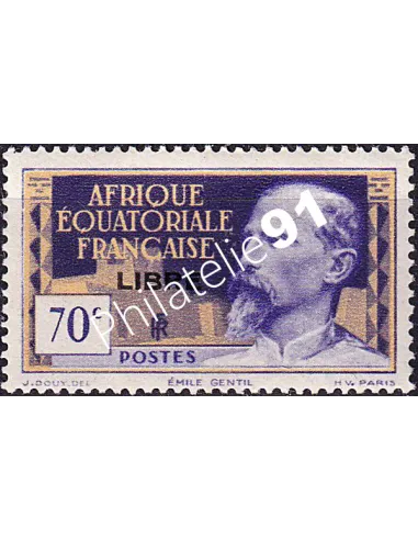 A.E.F., n° 111 charnière, collection timbres colonies françaises