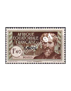 A.E.F., n° 117 charnière, collection timbres colonies françaises