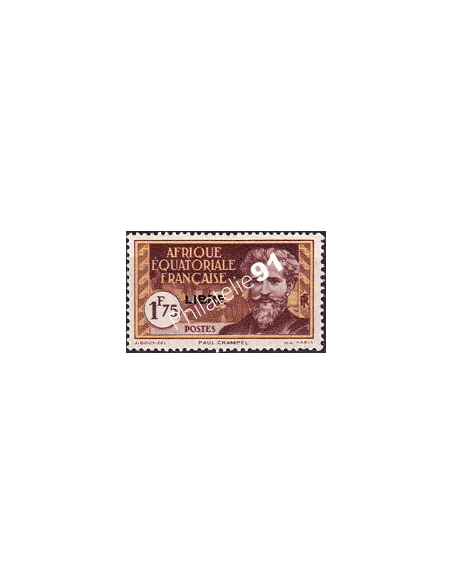 A.E.F., n° 120 charnière, collection timbres colonies françaises