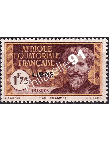 A.E.F., n° 120 charnière, collection timbres colonies françaises