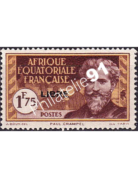 A.E.F., n° 120 charnière, collection timbres colonies françaises