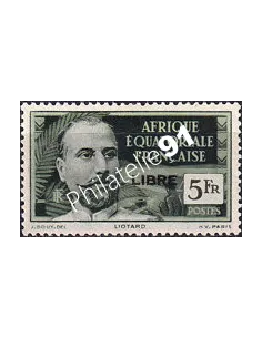 A.E.F., n° 125 charnière, collection timbres colonies françaises