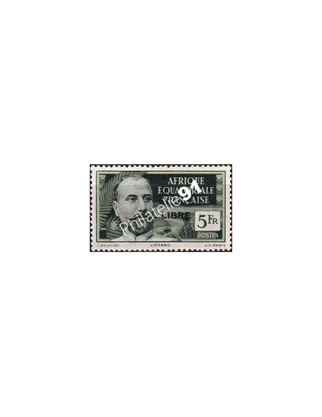 A.E.F., n° 125 charnière, collection timbres colonies françaises
