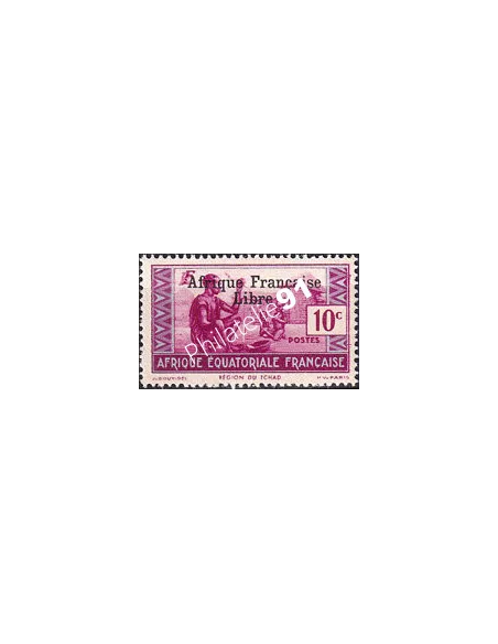 A.E.F., n° 160 charnière, collection timbres colonies françaises