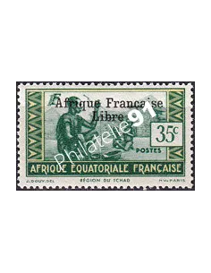 A.E.F., n° 164 charnière, collection timbres colonies françaises