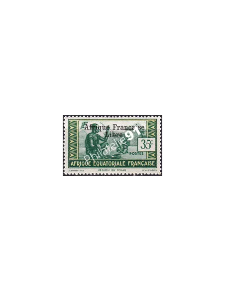 A.E.F., n° 164 charnière, collection timbres colonies françaises