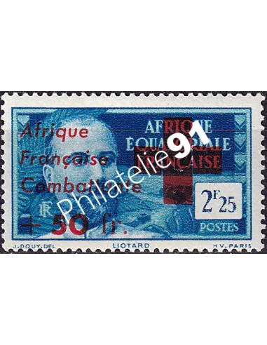 A.E.F., n° 165 charnière, collection timbres colonies françaises