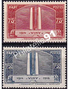 Timbres n° 316 à 317 neufs, collection timbres France
