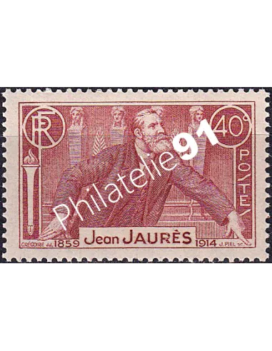 Timbre n° 318 neuf, collection timbres France