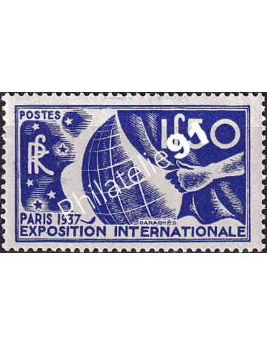 Timbre n° 327 neuf, collection timbres France