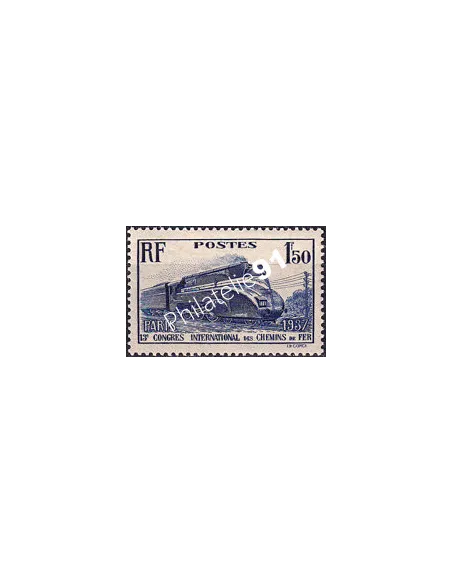 Timbre n° 340 neuf, collection timbres France