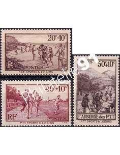 Timbres n° 345 à 347 neufs, collection timbres France